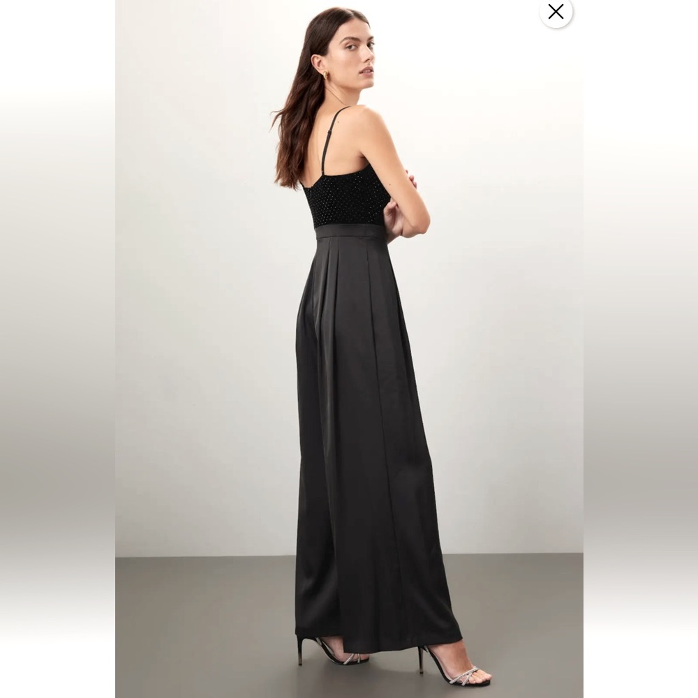 NWT Liv Foster Velvet Jumpsuit - Picture 5 of 9